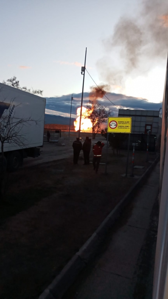 Ağrı'da sınırdaki doğal gaz boru hattında patlama