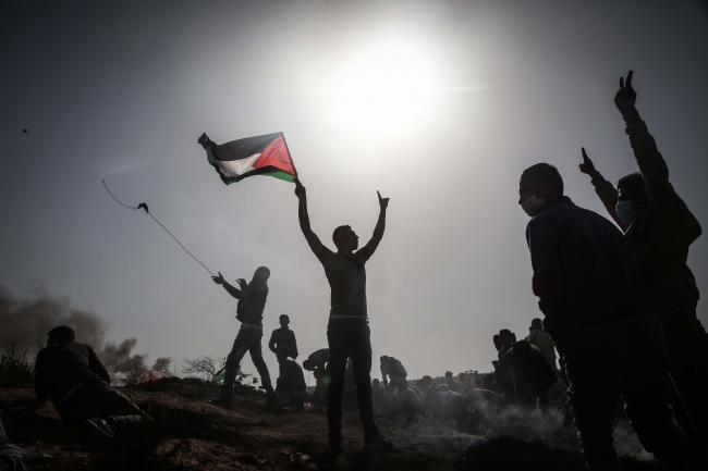 Gazze'deki 'Büyük Dönüş Yürüyüşü'nde dördüncü cuma