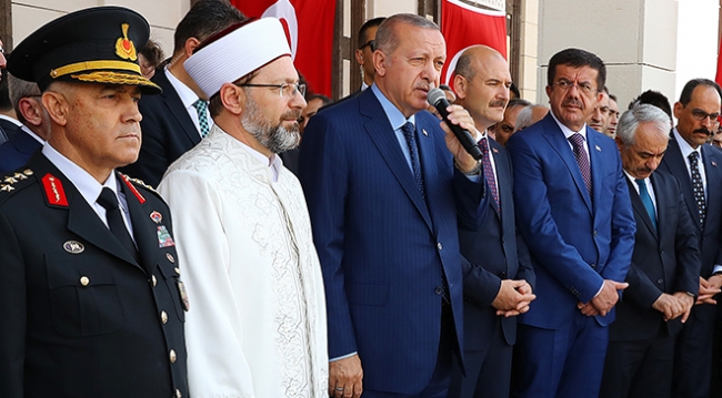 Cumhurbaşkanı Erdoğan: Terörü ayaklarımızın altına alarak yok edeceğiz