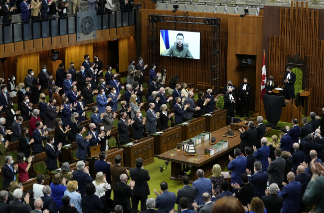 Kanada Parlamentosuna hitap eden Zelenskiy: Lütfen gökyüzünü kapatın