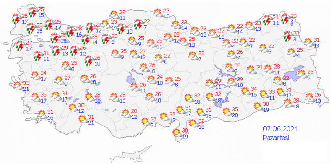 Haftanın ilk günü İstanbul'da sağanak bekleniyor