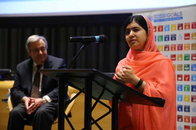 Nobel ödüllü Malala BM'nin barış elçisi oldu