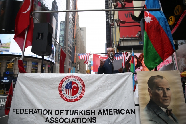 New York'ta 'Ermeni yalanlarına son' eylemi