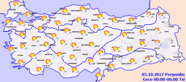 Bugün hava nasıl olacak? 4 Ekim 2017