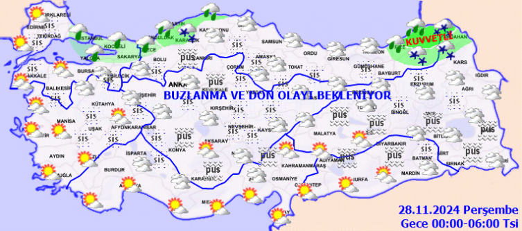 Meteorolojiden kuvvetli yağış uyarısı