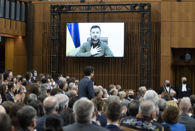 Kanada Parlamentosuna hitap eden Zelenskiy: Lütfen gökyüzünü kapatın