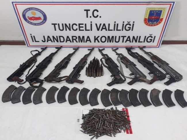 Tunceli'de terör operasyonu: 2 sığınak imha edildi