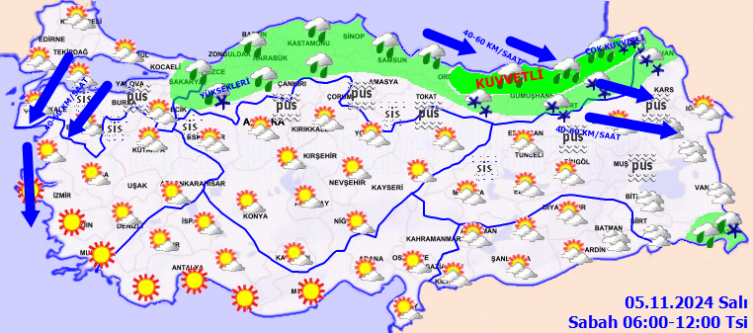 4 ile 'sarı' uyarı: Sağanak ve kar yağışı bekleniyor