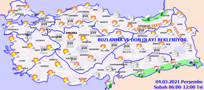 Yurt genelinde parçalı bulutlu hava bekleniyor