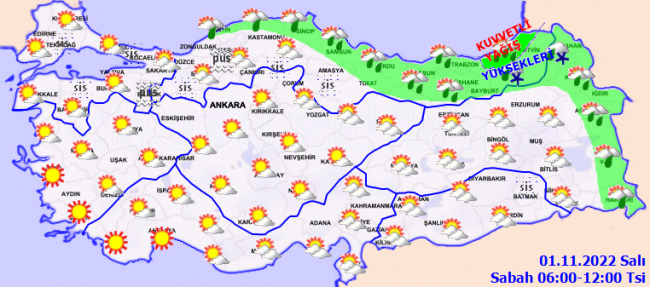 Meteoroloji'den sağanak ve kar uyarısı