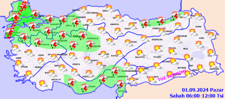 Meteoroloji'den kuvvetli yağış uyarısı