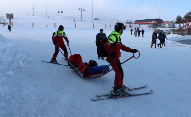 Erciyes Kayak Merkezinde acil sağlık istasyonu açıldı