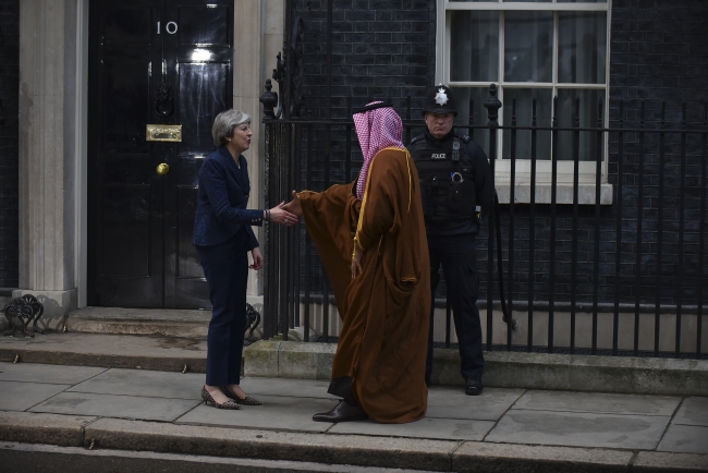 Suudi Arabistan Veliaht Prensi Londra'da protesto edildi