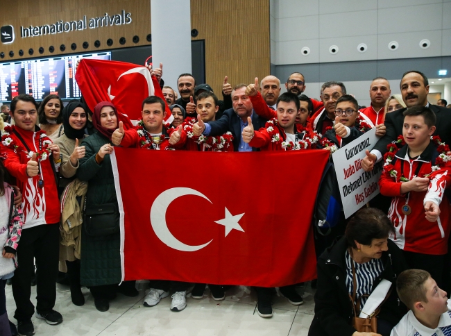 Down Sendromlular Judo Milli Takımı yurda döndü