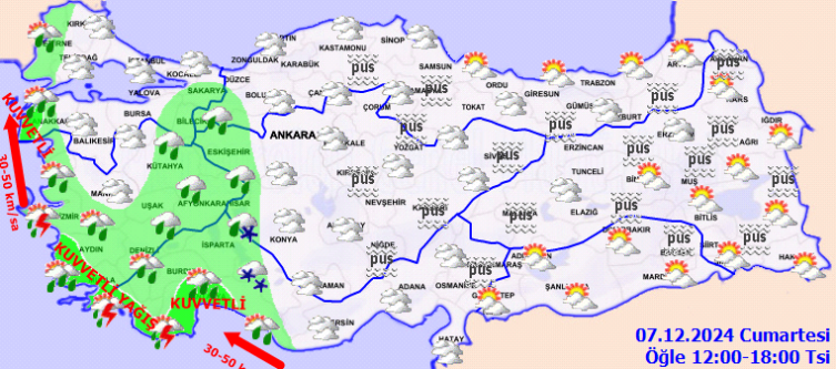 Meteorolojiden hafta sonu 'sağanak' uyarısı