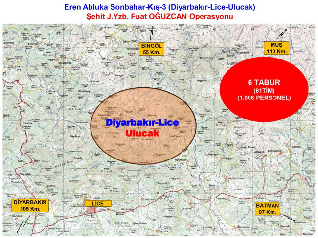 Eren Abluka Sonbahar-Kış 3 operasyonu başlatıldı