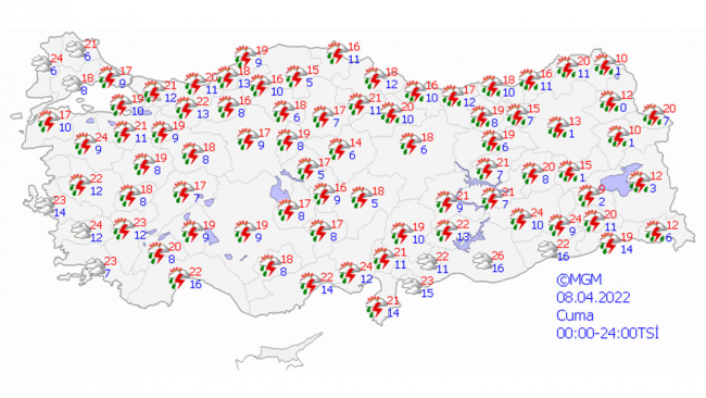 Bugün ve yarın hava nasıl olacak? İl il hava durumu…