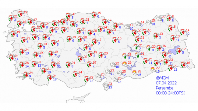 Bugün ve yarın hava nasıl olacak? İl il hava durumu…