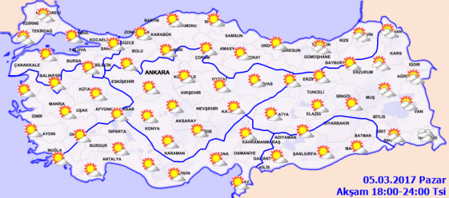 Hava durumu (05.03.2017)