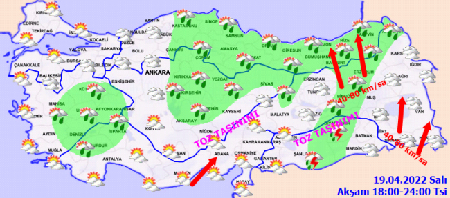 Hava durumu nasıl olacak? Havalar ne zaman ısınacak? 19 Nisan 2022...