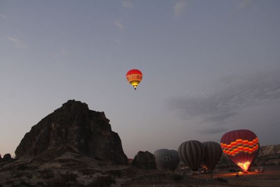 Balonlar Cumhuriyet Bayramı için havalandı