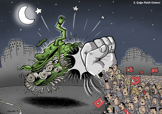 15 Temmuz karikatür ödülleri sahiplerini buldu