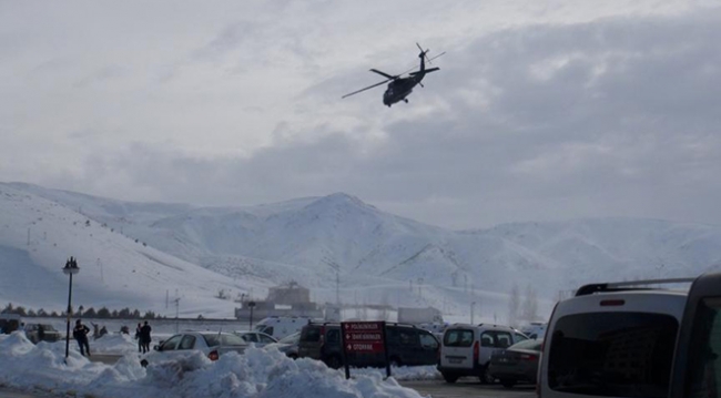 Bitlis'te operasyondaki askeri timin üzerine çığ düştü