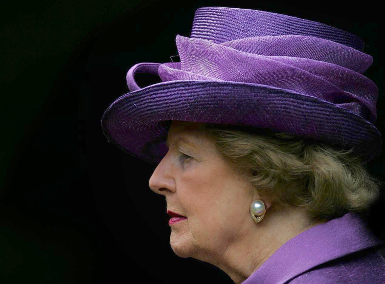 Demir Lady lakaplı İngiltere Başbakanı Margaret Thatcher. Fotoğraf: Reuters 