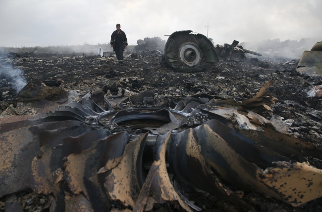 MH17'nin enkazı, Donetsk. | Fotoğraf: Reuters