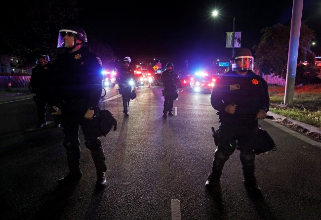 ABD'de güvenlik güçlerine karşı protesto