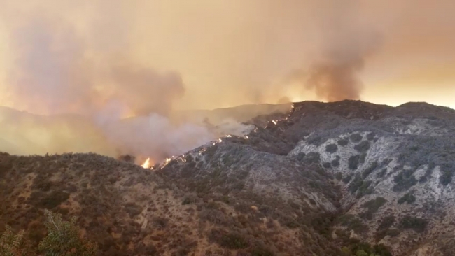 California'daki yangın bölgesinde olağanüstü hal ilan edildi