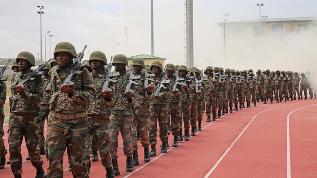 Somali Türk Görev Kuvveti Komutanlığında mezuniyet heyecanı