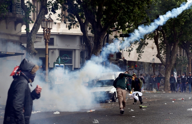 Arjantin'de hükümetin 2019 bütçe tasarısına protesto