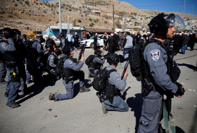 Seçimleri protesto eden Dürzilere İsrail polisinden müdahale