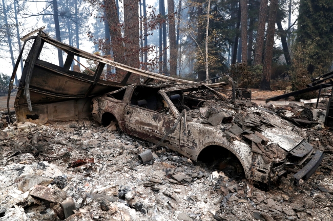 California'daki yangında hayatını kaybedenlerin sayısı 50'ye yükseldi