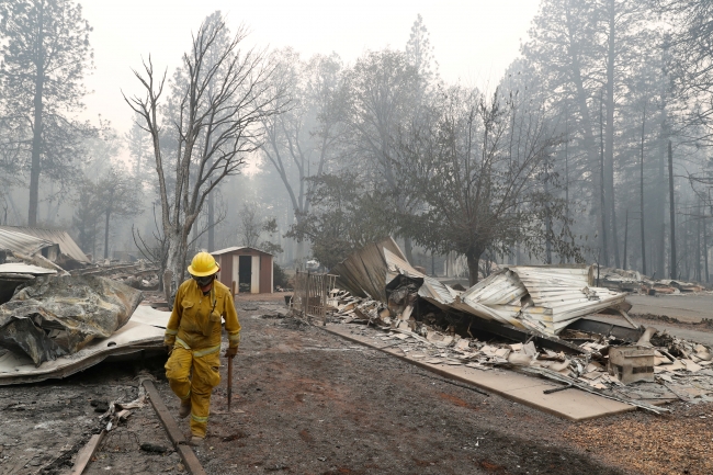 California'daki yangında hayatını kaybedenlerin sayısı 50'ye yükseldi