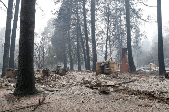 California'daki yangında hayatını kaybedenlerin sayısı 50'ye yükseldi