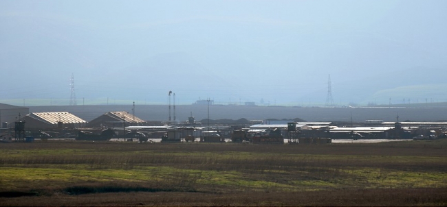 ABD askerlerinin kullanması beklenen hava üssünde hareketlilik