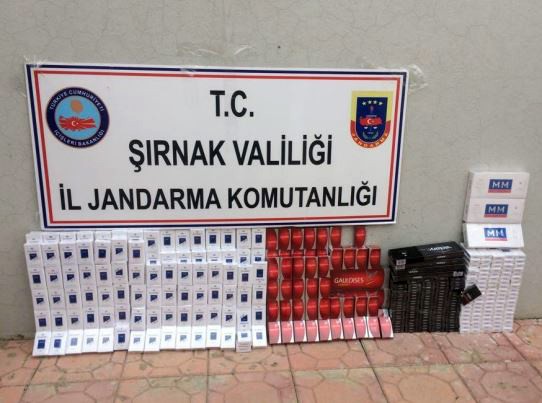 Şırnak’ta 3 bin 350 paket kaçak sigara ele geçirildi