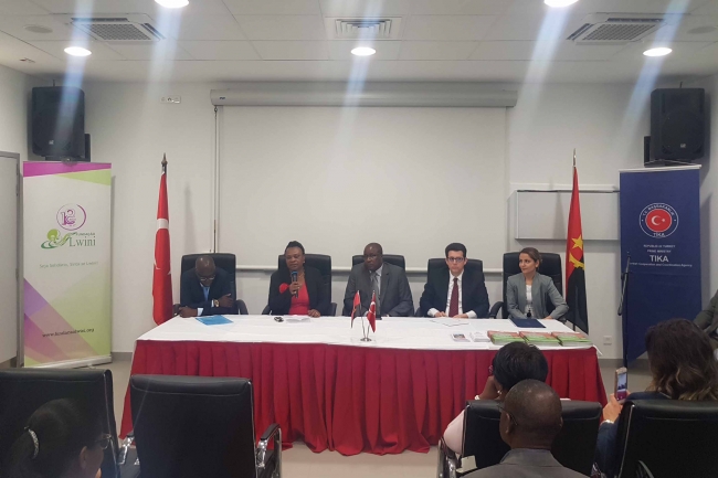 TİKA'dan Angola'daki çocuk hastanesine donanım desteği