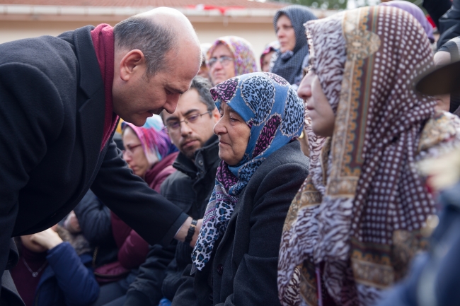 Afrin şehidi Kart ile Ağrı şehidi Koç'u son yolculuğuna on binler uğurladı