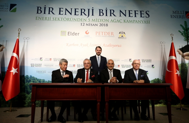 Enerji sektörü 2018 yılında 5 milyon ağaç dikecek