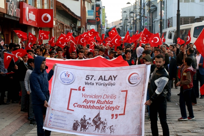 Türkiye, 57. Alay'a vefa için yürüdü