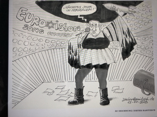 Almanya'da Netanyahu'yu çizen karikatürist işten kovuldu