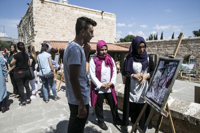 Cemil Meriç'in doğduğu evde resim sergisi açıldı