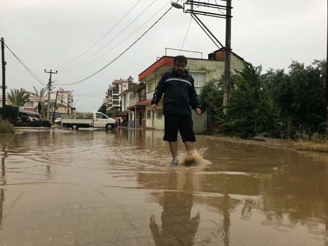 Aydın'da kuvvetli sağanak