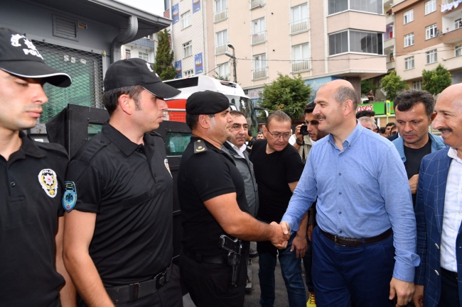 Polislerden Bakan Soylu'ya Babalar Günü sürprizi