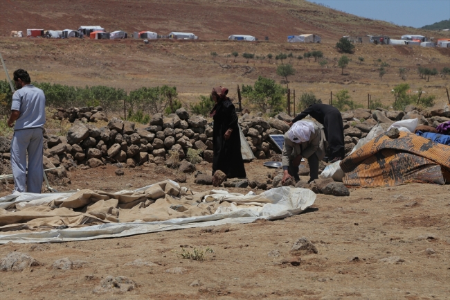 Esed rejiminin Dera'ya saldırıları sınır hatlarına göç başlattı