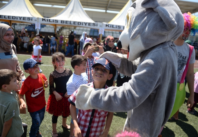 Kilis'te çocukların yüzünü güldüren festival