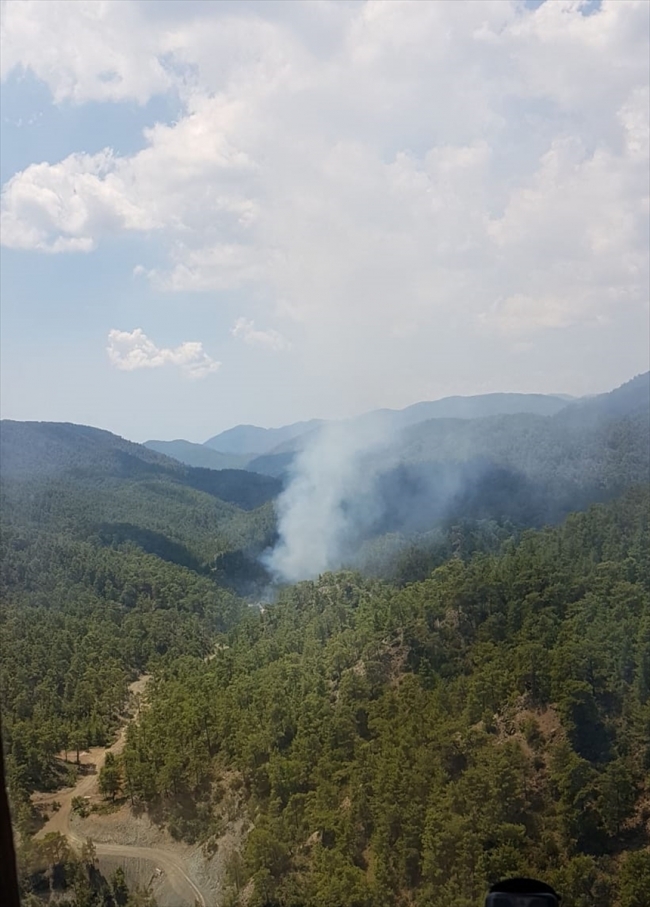 Marmaris ve Dalaman'da orman yangınları